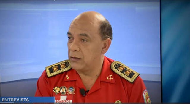  <strong>Mario Casaretto</strong>, jefe departamental del Cuerpo General de Bomberos para Lima y Callao.   
