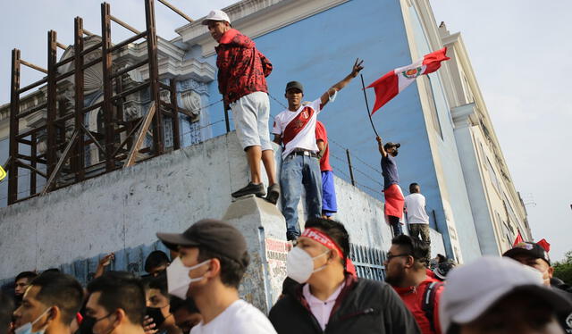 Protestas contra Pedro Castillo. Fotos: John Reyes   