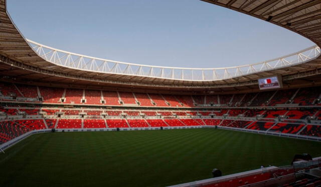 Estadio Ahmad Bin Ali por dentro. Fuente: Infobae.   