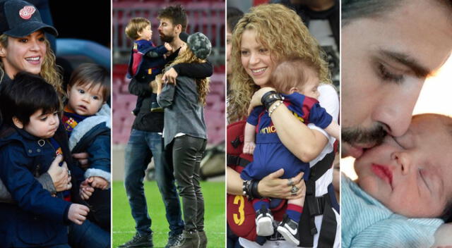 Milán y Sasha, los hijos de Shakira y Piqué.   