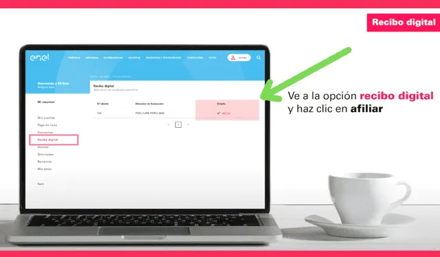  ¿Cómo ver y pagar tu recibo de luz por internet? Afiliarse al recibo digital Enel. Foto: composición/compañía eléctrica/YouTube   