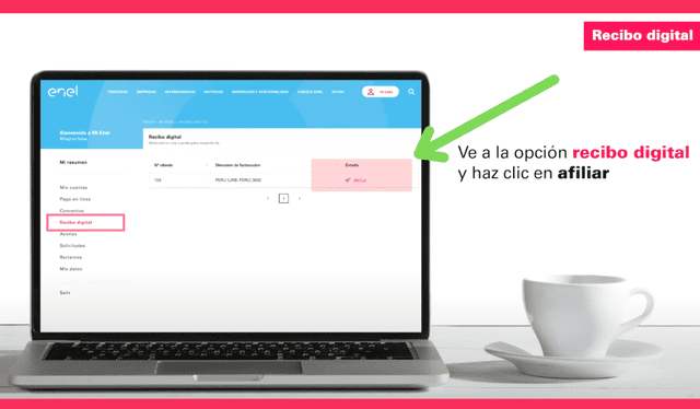  ¿Cómo ver y pagar tu recibo de luz por internet? Afiliarse al recibo digital Enel. Foto: composición/compañía eléctrica/YouTube   