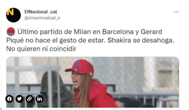 Captura de Twitter de El Nacional CAT   