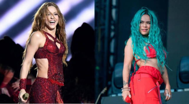  Shakira y Karol G estarían preparando un nuevo tema musical. Fuente: Difusión. 