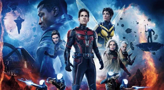  Ellos son los personajes principales de la película Ant-man 3: Quantumanía. Fuente: Difusión. 