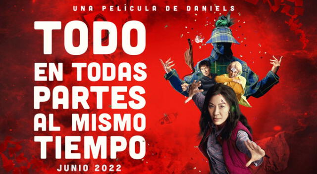  Esta es la portada de la película 'Todo en todas partes al mismo tiempo'. Fuente: Difusión.   