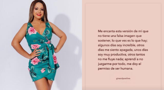  Florcita Polo compartió un sorpresivo mensaje. Fuente: Instagram. 