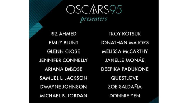  Ellos son los presentadores confirmados para los Oscar 2023. Fuente: Instagram.   