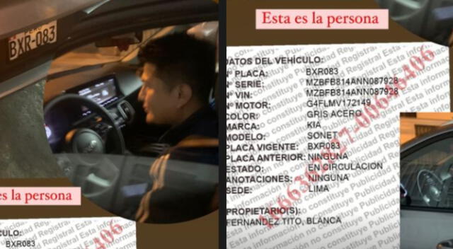 Autor: Andrea Luna comparte foto de sujeto que la acosó en la calle   