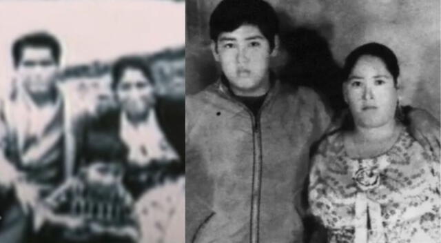 Foto 1: Tongo junto a su madre y su padrastro. Foto 2: Tongo de adolescente y su madre. Fuente: Difusión.   