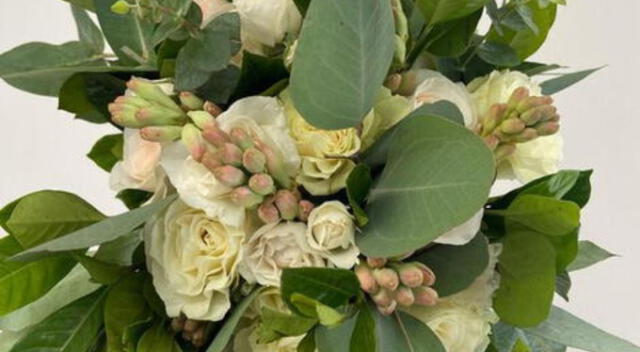  Así fue el bouquet que llevó Maritere Braschi en su boda. Fuente: Instagram. 