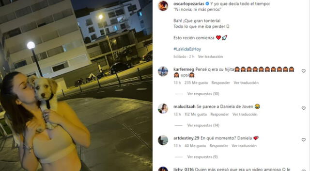  Usuarios reaccionan tras conocer a la nueva pareja de Óscar López Arias. Fuente: Instagram.   