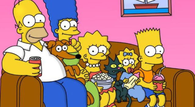  La familia completa de Los Simpson. Fuente: Difusión.   