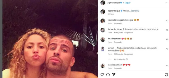 Shakira y Piqué en su viaje por México.   