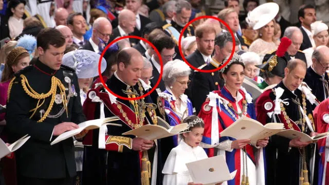 El ahora Duque de de Sussex no estuvo sentado en la misma fila que su hermano / Créditos: Infobae   