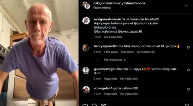  Miki González volverá a los escenarios en poco tiempo. Fuente: Instagram. 