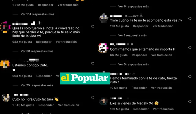  Seguidores del exfutbolista Cuto Guadalupe le muestran su apoyo tras ampay.    