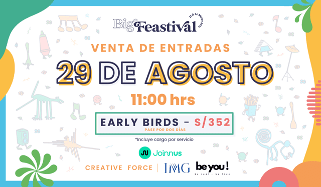 The Big Feastival Perú 2024 preventa de entradas.