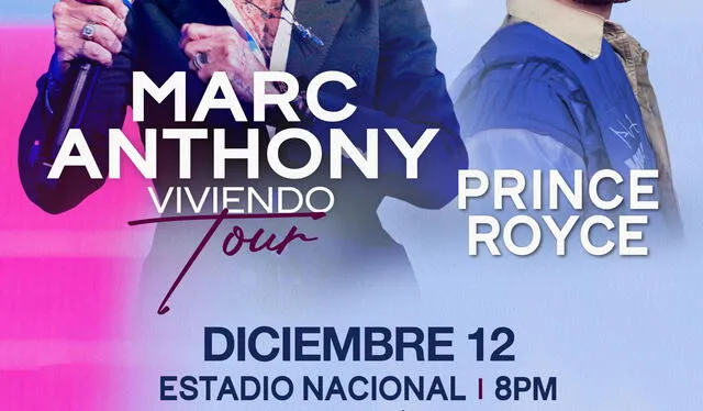 Afiche oficial de March Anthony y Prince Royce.