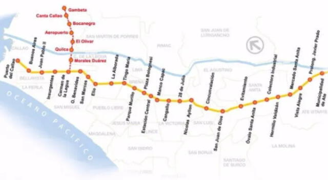 Estas son las rutas de Lima que recorrerá el primer tren subterráneo del Perú