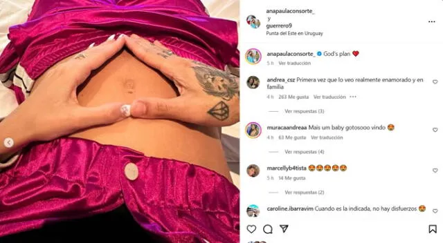 Ana Paula Consorte confirma su segundo embarazo de Paolo Guerrero. Fuente: Instagram.
