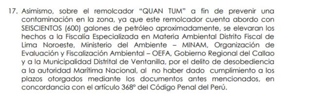 Segundo "barco fantasma" contendría 600 galones de petróleo aproximadamente.   