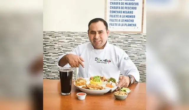 Alejo Sánchez de vendedor callejero a tener un importante restaurante marino en la Victoria. Fuente: Difusión   