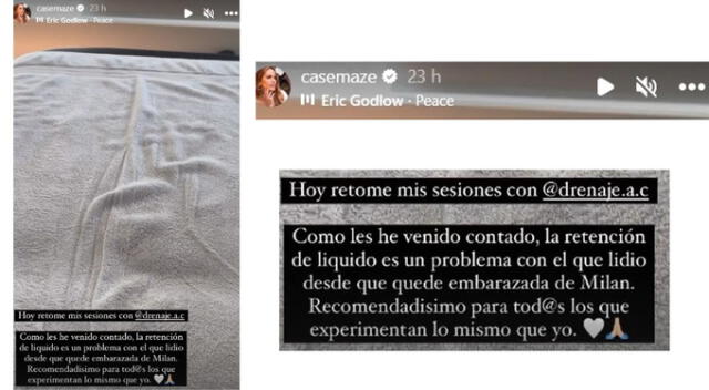  Cassandra Sánchez habla sobre su terapia para bajar de peso. Fuente: Instagram.   