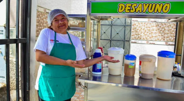 Con el proyecto, pudo lograr tener su carrito de desayuno.