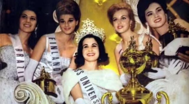 Norma Beatriz Nolan como ganadora del Miss Universo 1962. Fuente: Difusión.