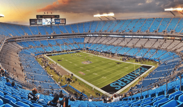 Bank of America Stadium en Charlotte, Carolina del Norte