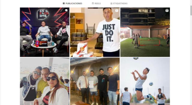 Perfil de Christian Cueva. Fuente: Instagram.