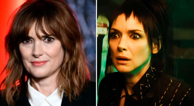 <em> Winona Ryder interpreta Lydia Deetz. Composición: El Popular </em>   