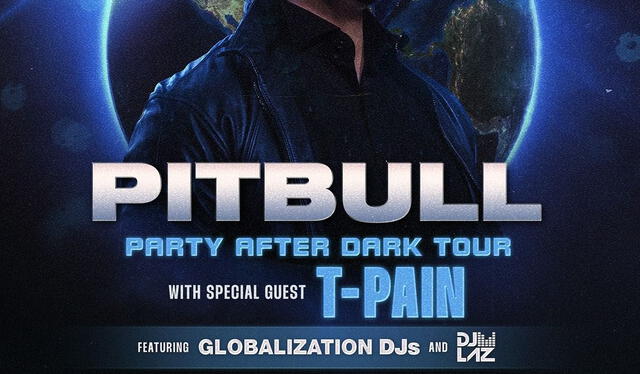 Estos son los conciertos confirmados de Pitbull. Fuente: Instagram.