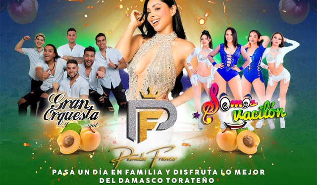 Pamela Franco y Christian Domínguez confirman presencia en flyer. Fuente: Difusión. Pamela Franco y Christian Domínguez confirman presencia en flyer. Fuente: Difusión.