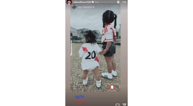 Mensaje de Edison Flores a Ana Siucho. Fuente: Instagram.