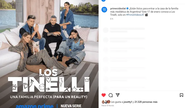 'Los Tinelli' llega pronto a Amazon Prime 'Los Tinelli' llega pronto a Amazon Prime