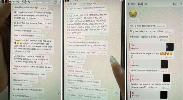 Chats de Anuel AA para Yailin La Más Viral. Fuente: Instagram.