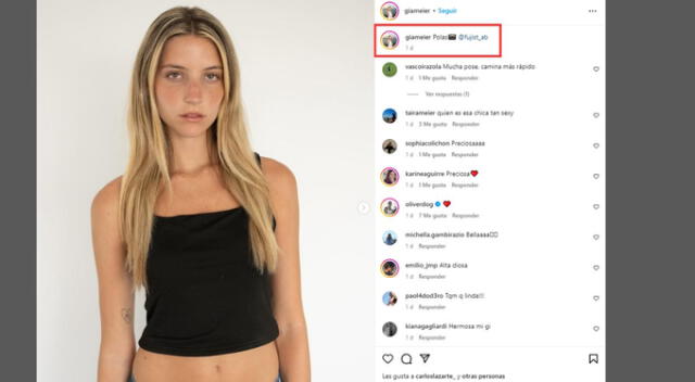 Andrea Bosio le hace sesión de fotos a hija de Christian Meier. Fuente: Instagram.