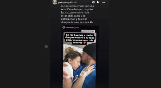 Greissy Ortega y Randol Pastor se dedican mensajes e ignoran a Milena Zárate. Fuente: Instagram. Greissy Ortega y Randol Pastor se dedican mensajes e ignoran a Milena Zárate. Fuente: Instagram.