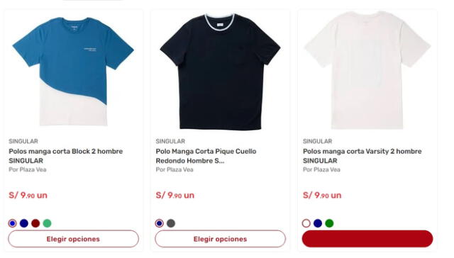 Encuentra polos para papá desde los S/9.90 en Plaza Vea.