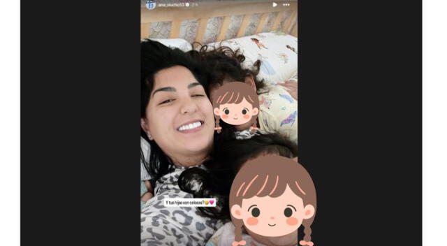 Ana Siucho junto a sus hijas. Fuente: Instagram. Ana Siucho junto a sus hijas. Fuente: Instagram.