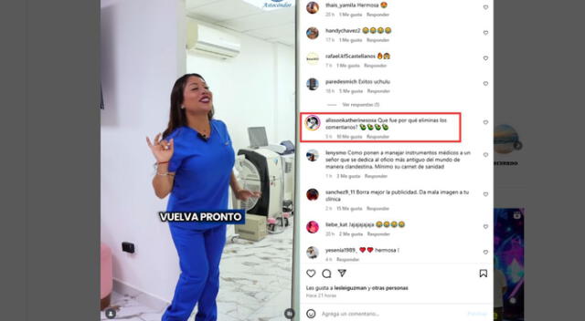 Dayanita borra las críticas tras investigación de Magaly TV La Firme. Fuente: Instagram. Dayanita borra las críticas tras investigación de Magaly TV La Firme. Fuente: Instagram.
