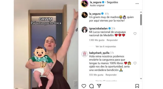 Natalia Segura reaparece con nueva publicación. Fuente: Instagram.