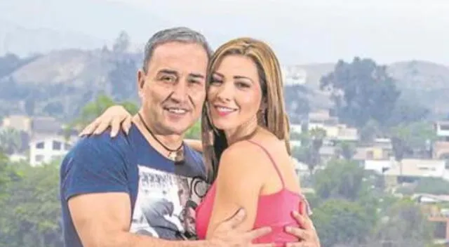 Lucecita Ceballos y su esposo. Fuente: Difusión.