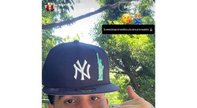 Mensaje del novio de Leslie Shaw. Fuente: Instagram. Mensaje del novio de Leslie Shaw. Fuente: Instagram.