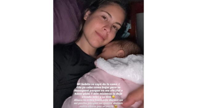 Pierina Zignago junto a su bebé. Fuente: Instagram. Pierina Zignago junto a su bebé. Fuente: Instagram.