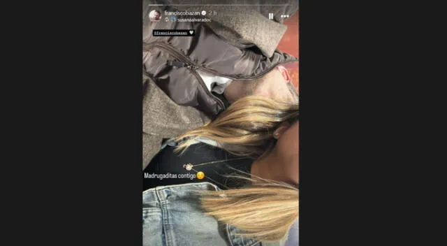 Paco Bazán se luce con Susana Alvarado. Fuente: Instagram.