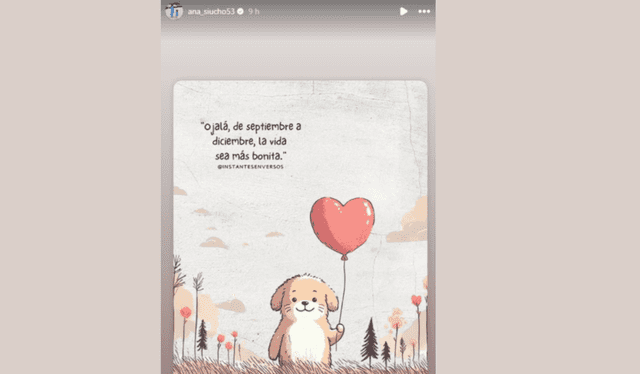 Ana Siucho vía Instagram.