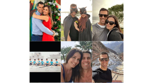 Estas son algunas de las fotos que Gustavo Salcedo mantiene con Maju Mantilla. Fuente: Instagram.